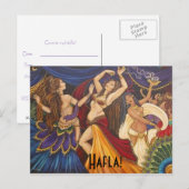 Carte Postale Invitation du parti (Devant / Derrière)