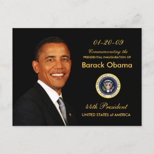 Carte Postale Invitation du parti d'investiture Obama - Formal