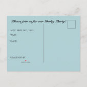 CARTE POSTALE INVITATION DU PARTI FANCY CASQUETTE DERBY (Dos)