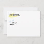 Carte postale Invitation du Parti rétro (Dos)