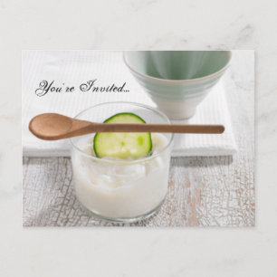 Carte Postale Invitation du week-end Spa pour filles