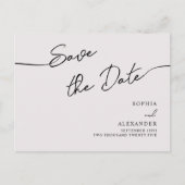 Carte Postale Invitation Enregistrer La Date. (Devant)