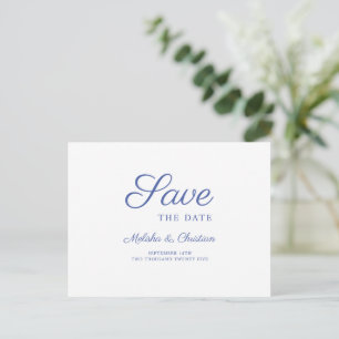 Carte Postale Invitation Enregistrer La Date.
