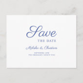Carte Postale Invitation Enregistrer La Date. (Devant)