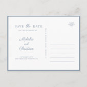 Carte Postale Invitation Enregistrer La Date. (Dos)