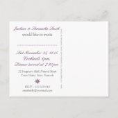 Carte postale Invitation Exotic Eastern Dinner Par (Dos)