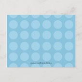 Carte postale Invitation fête d'anniversaire pour  (Dos)