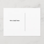 Carte postale Invitation fêtes (Dos)