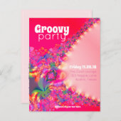 Carte postale Invitation Filles super (Devant / Derrière)