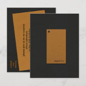 Carte Postale Invitation Flip Party (Devant / Derrière)