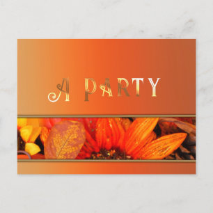 Carte postale Invitation Foliage Automne