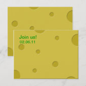 Carte Postale invitation fromage (Devant / Derrière)