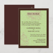 Carte Postale Invitation Gabby (Devant / Derrière)