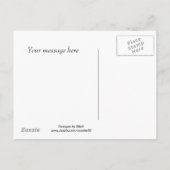 Carte Postale Invitation Gâteau Ange (Dos)