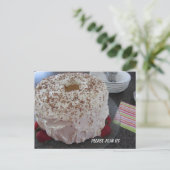 Carte Postale Invitation Gâteau Ange (Debout devant)