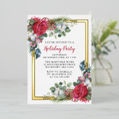 Carte postale Invitation Gold Foil (Debout devant)