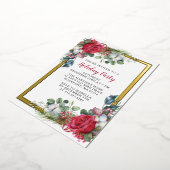 Carte postale Invitation Gold Foil (Rotation)