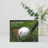 Carte postale Invitation Golf 101 (Debout devant)