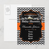 Carte Postale Invitation Halloween personnalisée (Devant / Derrière)