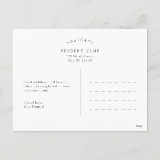 Carte postale Invitation Halloween Trick ou Treat (Dos)