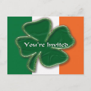 Carte postale Invitation Irlandaise
