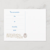 Carte Postale Invitation Jane Austen Tea Party (Dos)