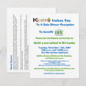 Carte Postale Invitation Kspace (Devant / Derrière)