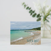 Carte Postale Invitation Lake Party (Debout devant)