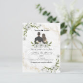 Carte Postale Invitation mariage Blooms : Un conte de fées flora (Debout devant)