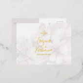 Carte postale Invitation Mariage moderne (Recto/Verso)