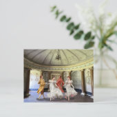 Carte postale Invitation Minuet (Debout devant)