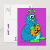 Carte Postale Invitation Monster Mash (Devant / Derrière)