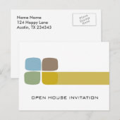 Carte Postale Invitation Open House (Devant / Derrière)