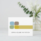 Carte Postale Invitation Open House (Debout devant)