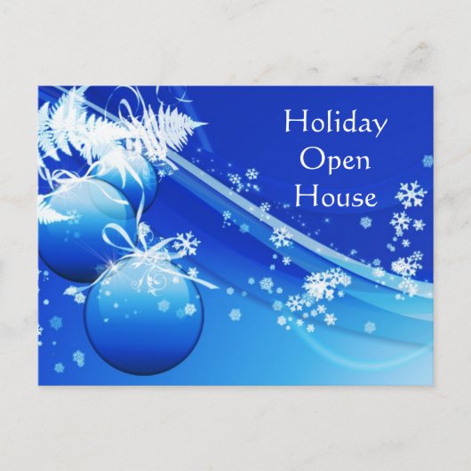Carte Postale Invitation Open House (Devant)