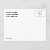 Carte Postale Invitation Open House (Dos)