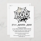 Carte postale Invitation Open House de l'Halloween (Devant / Derrière)