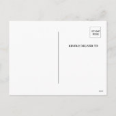 Carte postale Invitation Open House de l'Halloween (Dos)