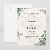 Carte Postale Invitation orthodoxe/catholique à l'herbe (Devant / Derrière)