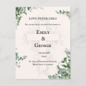 Carte Postale Invitation orthodoxe/catholique à l'herbe (Devant)