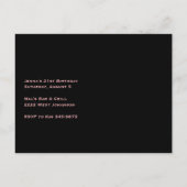 Carte Postale Invitation Partini (Dos)