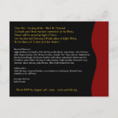 Carte Postale Invitation - Pearland Custom Order (Dos)