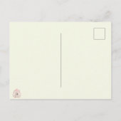 Carte Postale Invitation pour le 1er anniversaire de Fée Fleur M (Dos)