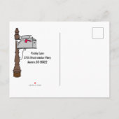 Carte Postale Invitation pour une maison ouverte ou autre (Dos)
