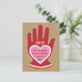 Carte Postale Invitation : Random Act of Kindness Party (Debout devant)