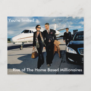 Carte postale Invitation Réunion