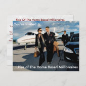 Carte postale Invitation Réunion (Devant / Derrière)