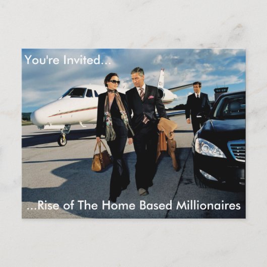 Carte postale Invitation Réunion (Devant)