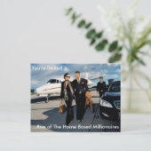 Carte postale Invitation Réunion (Debout devant)