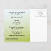 Carte postale Invitation Réunion familiale (Dos)